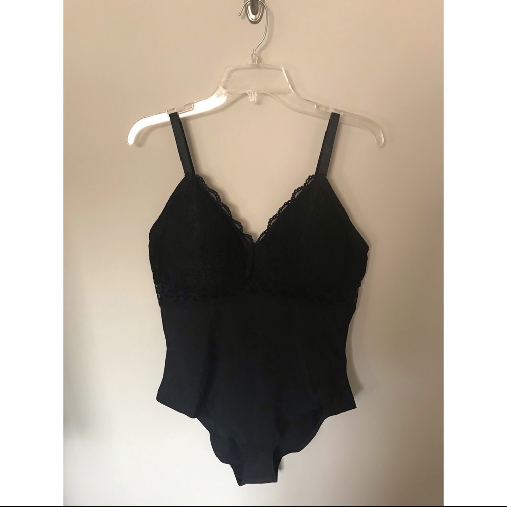 NWOT H&M Light Shaping Black Bodysuit